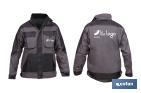 Chaqueta de Trabajo | Modelo Galileo | Material: 60% algodón y 40% poliéster | Color Gris/Negro - Cofan